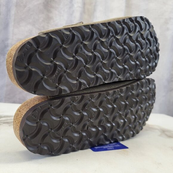 Birkenstock Boston taupe suede mule clogs - Picture 11 of 12